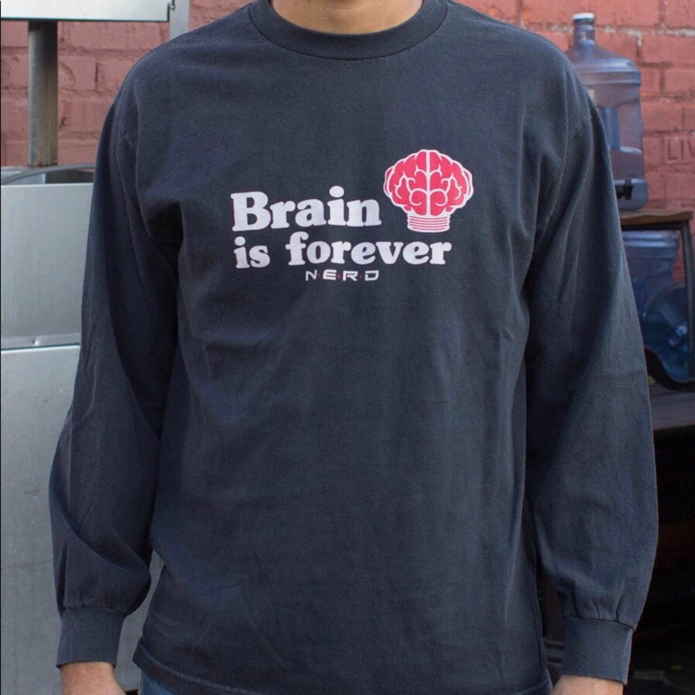 Other tone “Brain is Forever” Long Sleeve size M